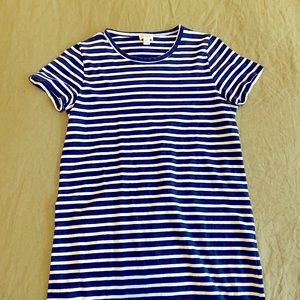J Crew striped t-shirt dress